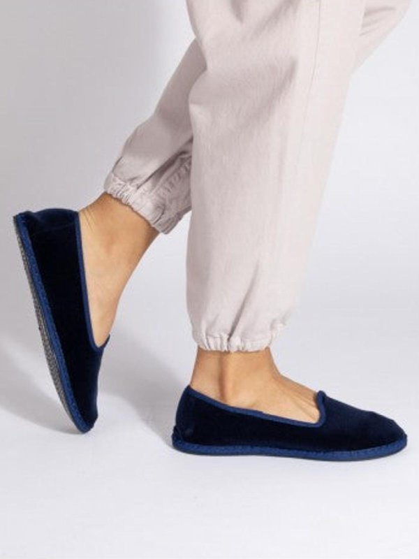 フラットシューズ - ダークブルー shop online: DROGHERIA CRIVELLINI