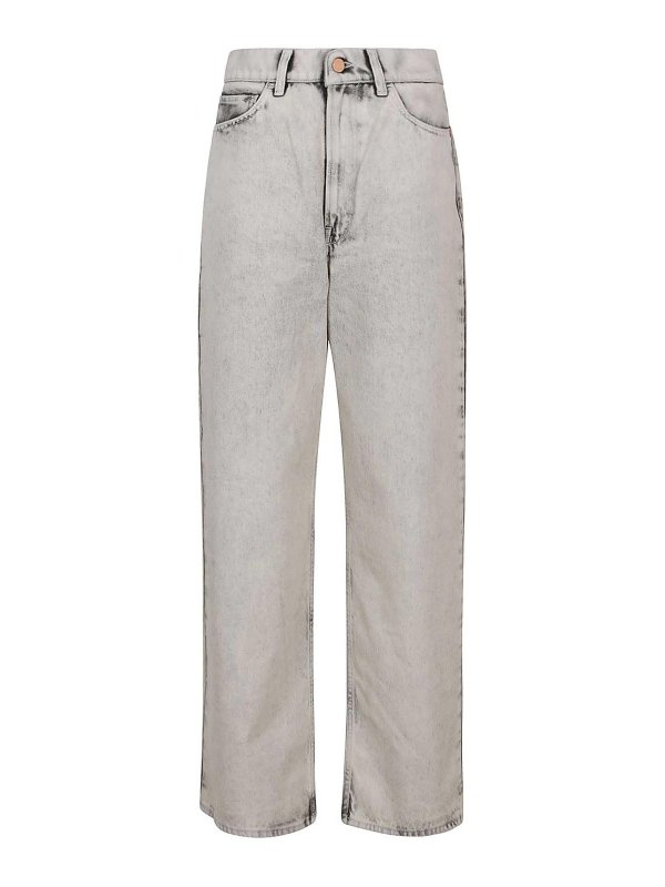 3X1: Jeans évasés - Jean Bootcut - Délavé