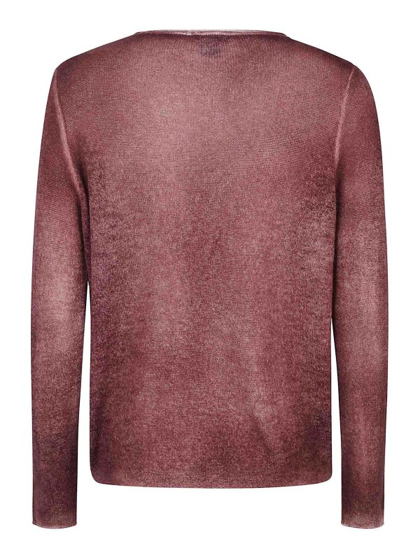 AVANT-TOI: クルーネック online - クルーネック - ダークレッド