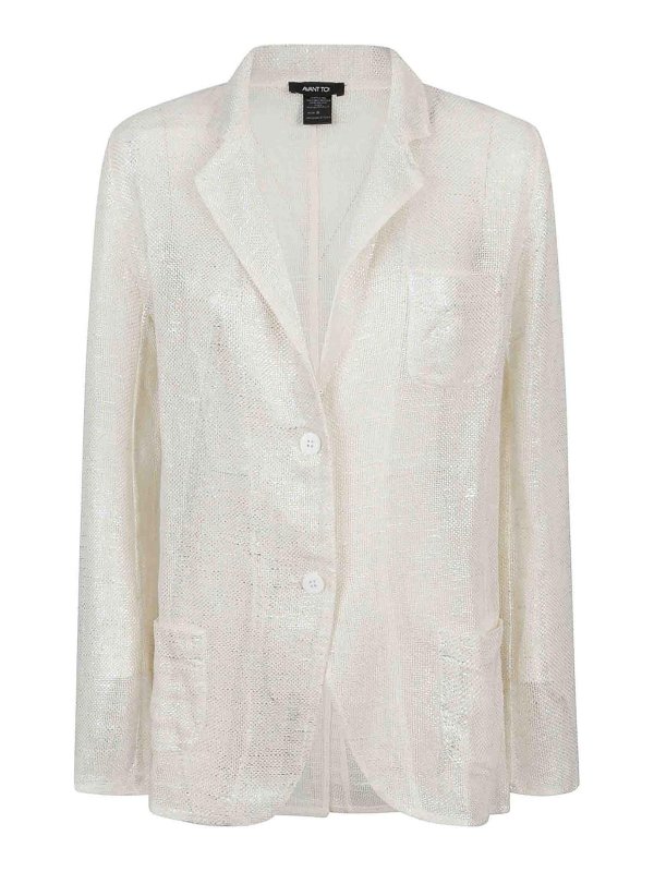 AVANT-TOI: casual jackets - Linen And Cotton Jacket