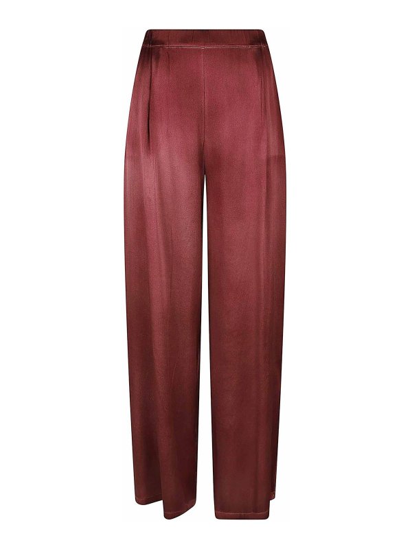 AVANT-TOI: トラウザーショーツ - ショートパンツ - ダークレッド