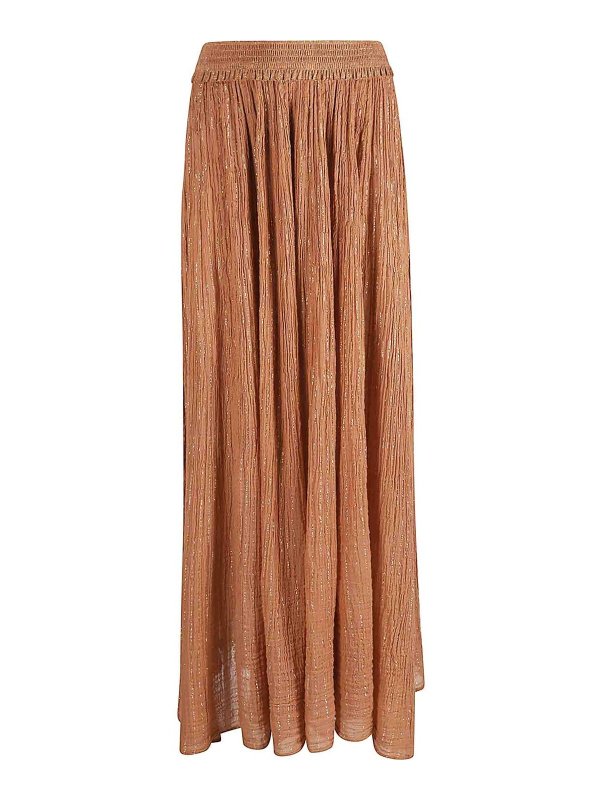 CHRISTIANZEN: mini skirts - Beige skirts