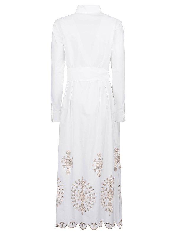 ELEVENTY: ニーレングスドレス online - 膝丈ドレス - 白