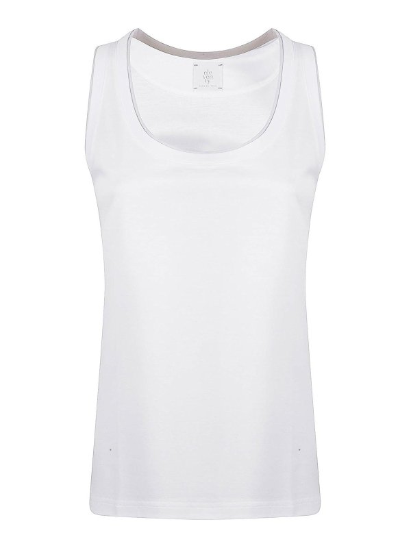 ELEVENTY: トップス＆タンクトップ - トップ/タンクトップ - 白