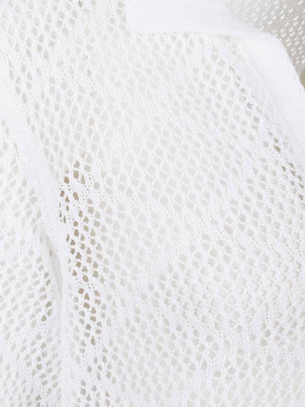 ELEVENTY: U-Boot-Ausschnitt online - U-Boot-Pullover - Weiß