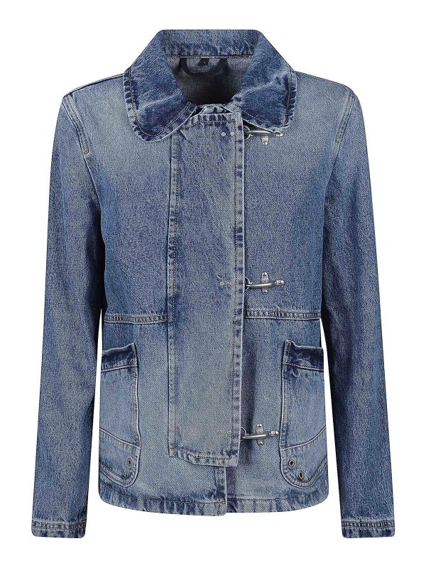 FAY: カジュアルジャケット - カジュアルジャケット - ミディアムウォッシュ