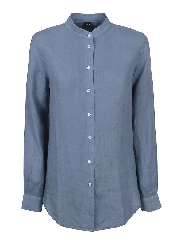 FAY: shirts - Linen Shirt