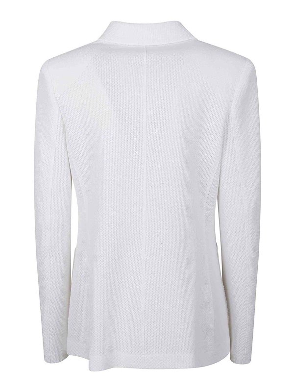 HARRIS WHARF LONDON: casual jackets online - Linen And Cotton Jacket