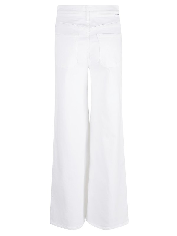 The Best Shops MOTHER: Bootcut - Bootcut Jeans - Weiß