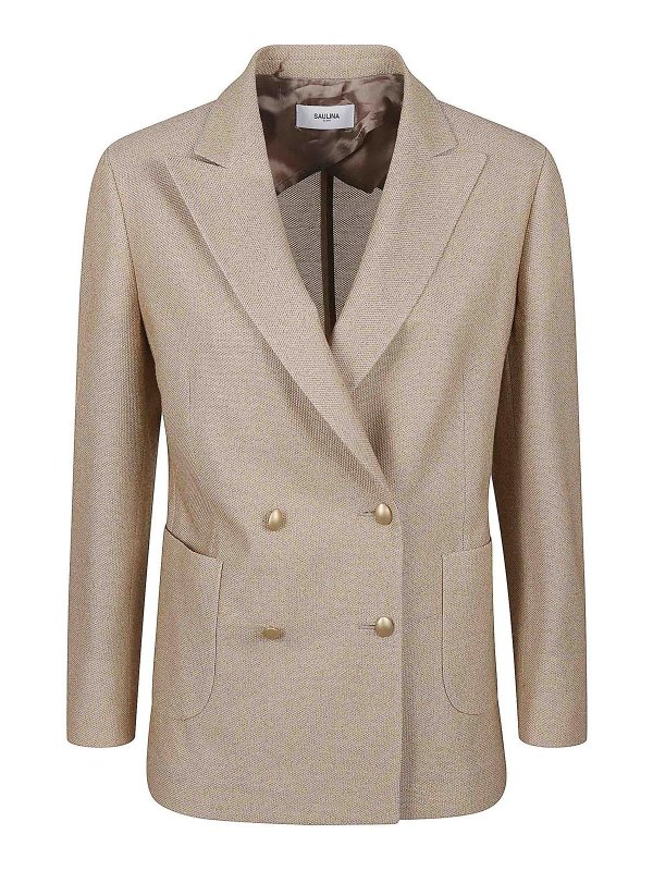 SAULINA: Vestes casuals - Veste Casual - Beige