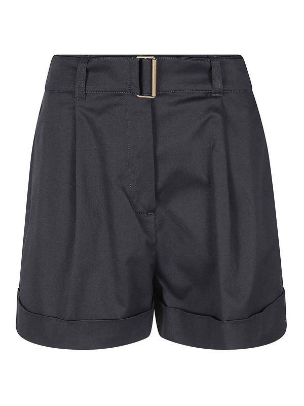 TSOLO MUNKH: トラウザーショーツ - ショートパンツ - ブルー