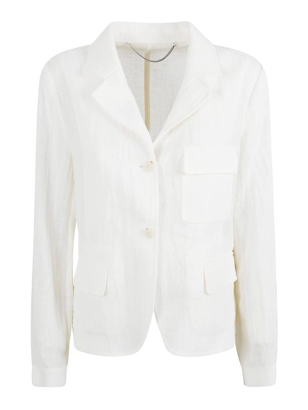 TSOLO MUNKH: casual jackets - Linen Blend Jacket