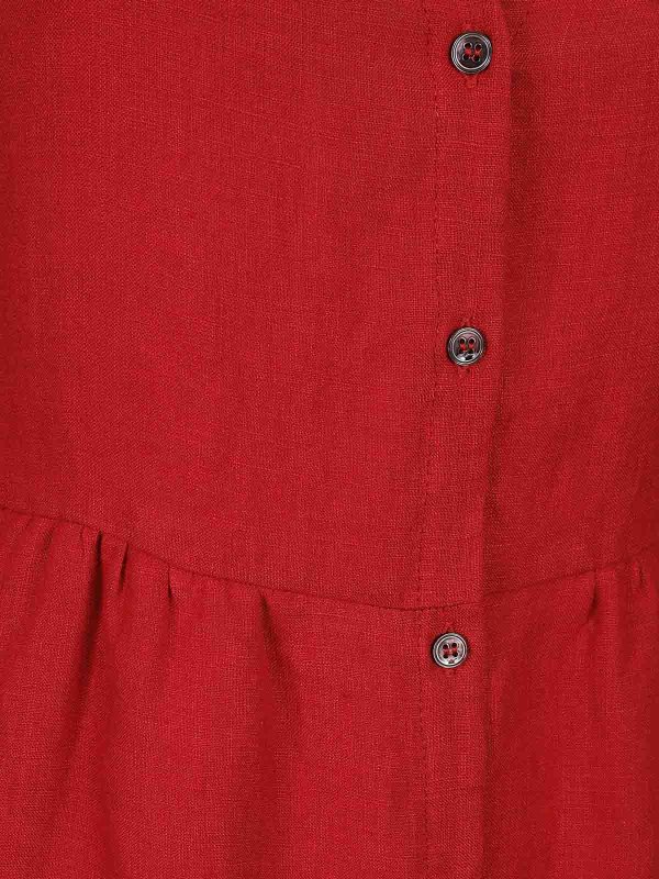 WHYCI: Knielange Kleider online - Knielanges Kleid - Rot