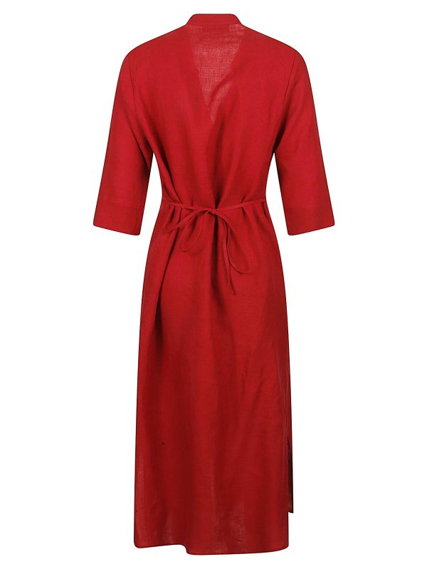 The Best Shops WHYCI: Knielange Kleider - Knielanges Kleid - Rot