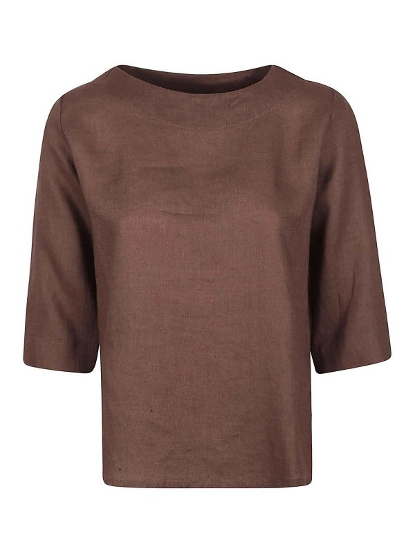 WHYCI: シャツ - シャツ - ブラウン