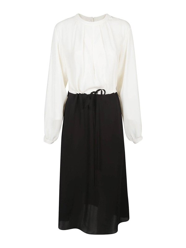 CRIDA: ニーレングスドレス - 膝丈ドレス - 白