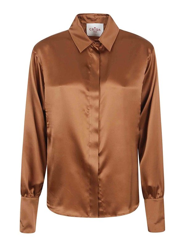 CRIDA: shirts - Silk Shirt