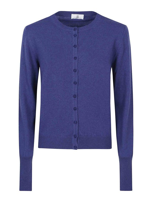 eleven88: maglia collo a barchetta - Maglie Blu