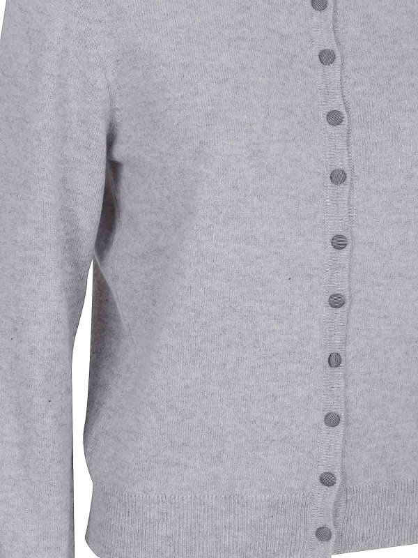 The Best Shops eleven88: U-Boot-Ausschnitt - U-Boot-Pullover - Grau