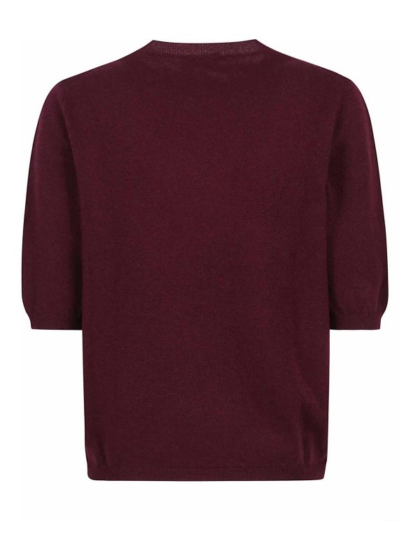 eleven88: U-Boot-Ausschnitt online - U-Boot-Pullover - Dunkelrot