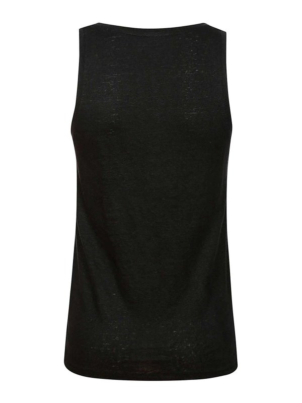 Majestic Filatures: Tops y camisetas sin mangas online - Top - Negro