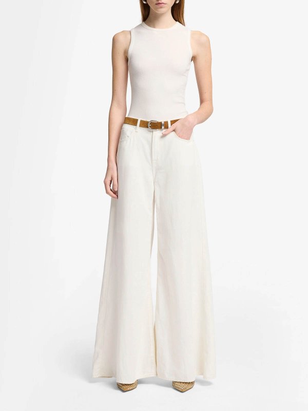 7 FOR ALL MANKIND: Pantalons casual online - Pantalons Décontractés - Blanc