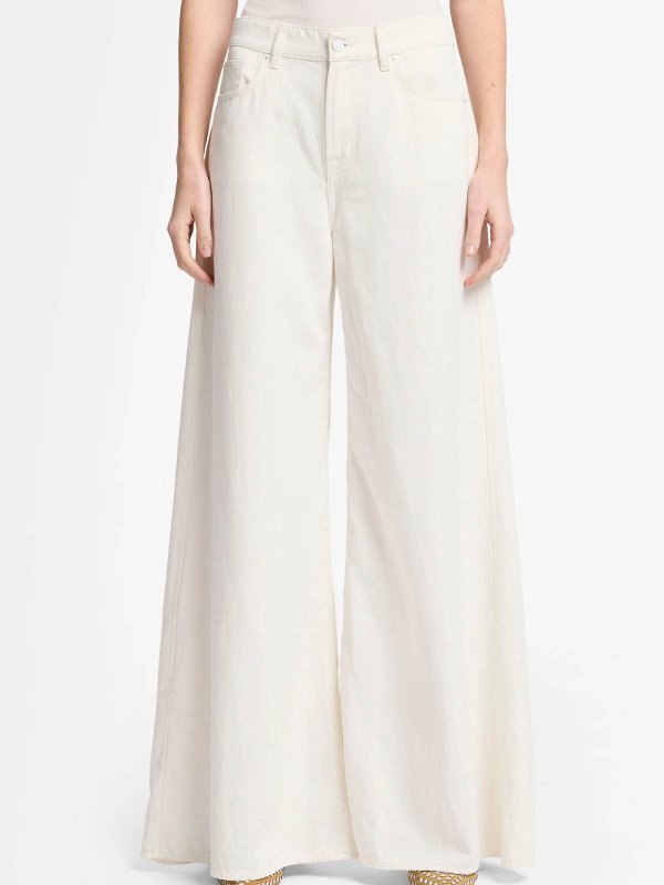 The Best Shops 7 FOR ALL MANKIND: Pantalons casual - Pantalons Décontractés - Blanc