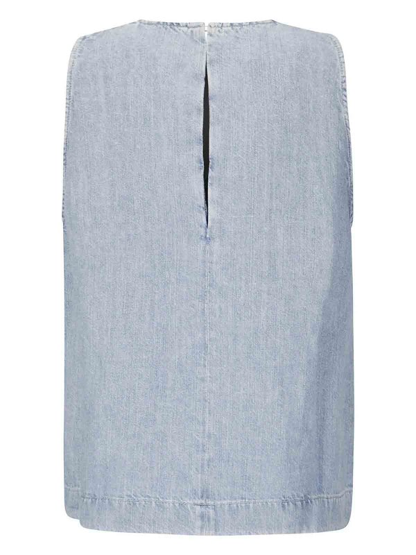 7 FOR ALL MANKIND: Tops und Tank Tops online - Top - Blau