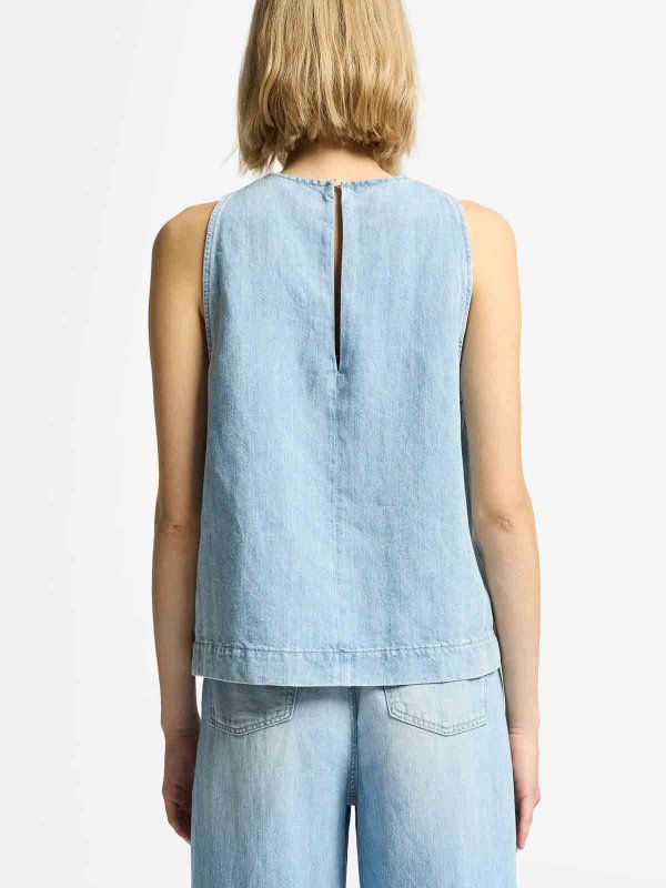 7 FOR ALL MANKIND buy online Top - Blau