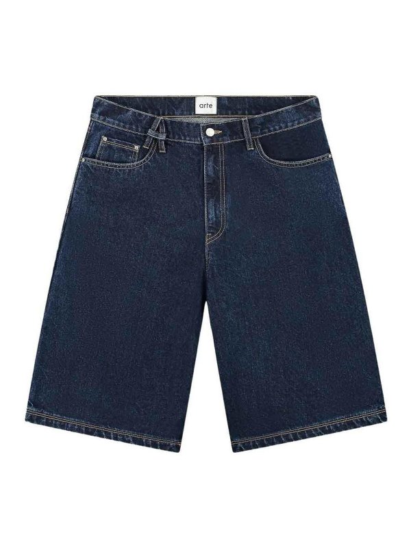 ESSENTIEL ANTWERP: Hosen Shorts - Shorts - Jeansblau