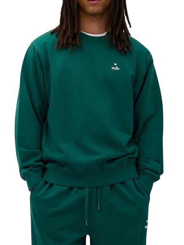 The Best Shops ESSENTIEL ANTWERP: Pull col rond - Pull Col Rond - Vert