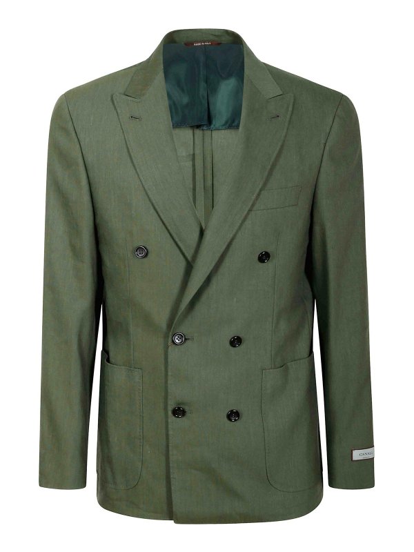 CANALI: フォーマルスーツ - フォーマルスーツ - 緑
