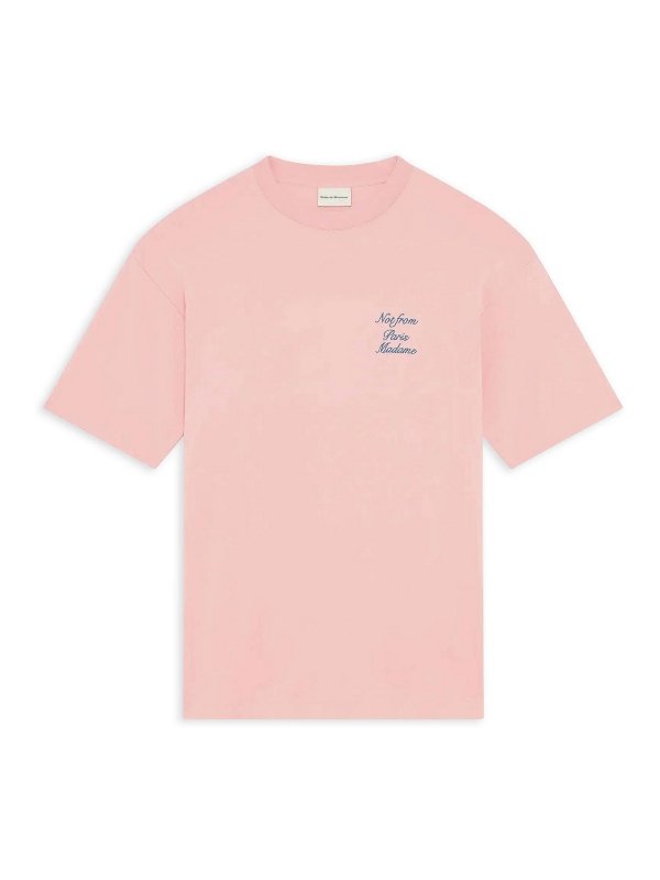 DRÔLE DE MONSIEUR: t-shirt - Slogan Le T-shirt  corsivo