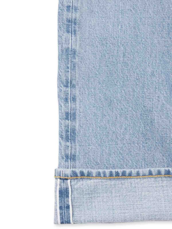 Straight Leg Jeans - Jeansblau shop online: FORTELA