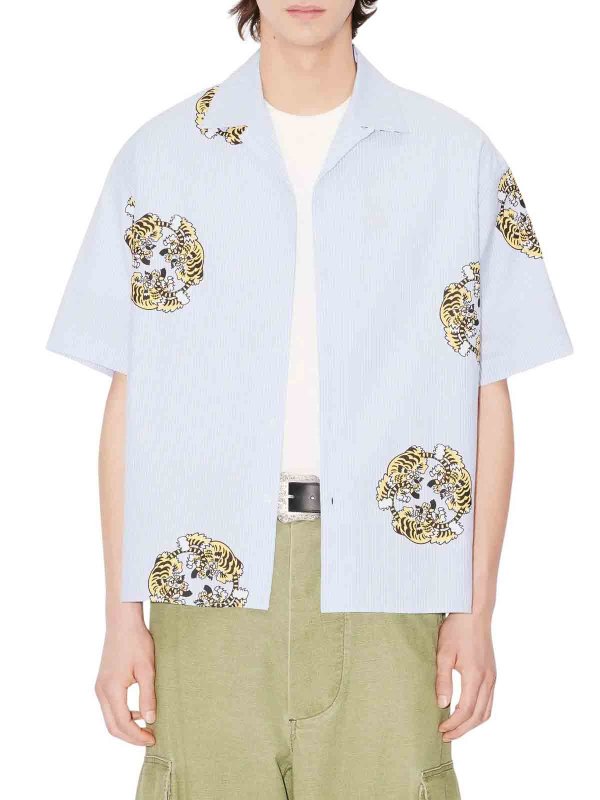 シャツ - ブルー shop online: KENZO
