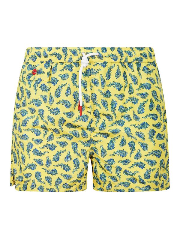 KITON: Bañadores y boxer de baño - Boxers De Baño - Amarillo