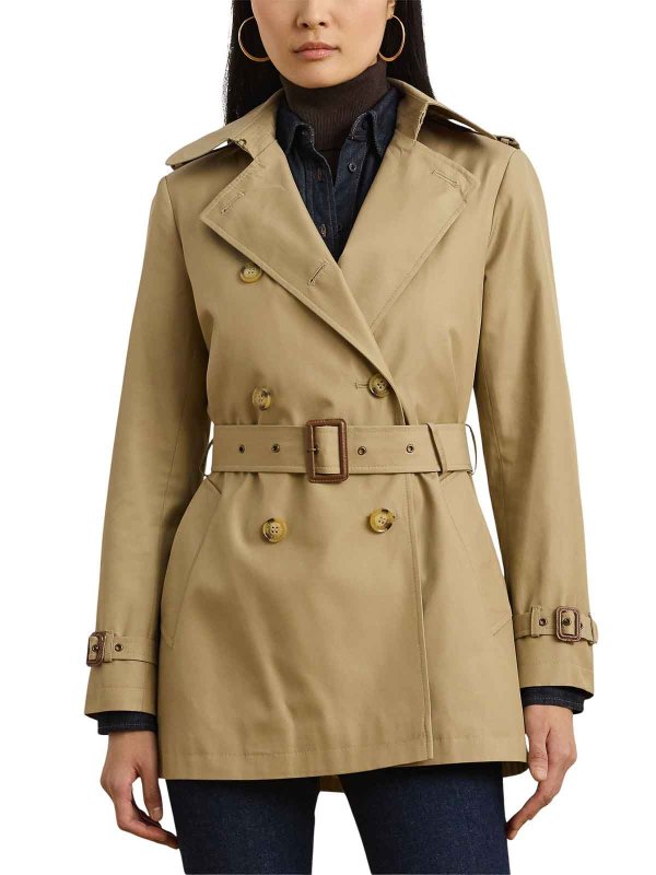 LAUREN RALPH LAUREN: Abrigos cortos online - Abrigo Corto - Beis