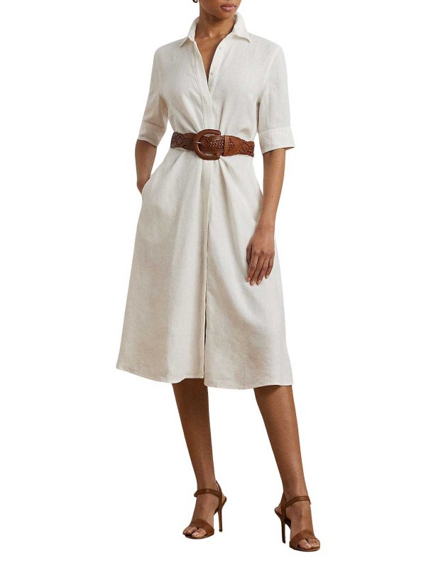 LAUREN RALPH LAUREN: knee length dresses online - Wakana 34 Sleeve Casual Dress
