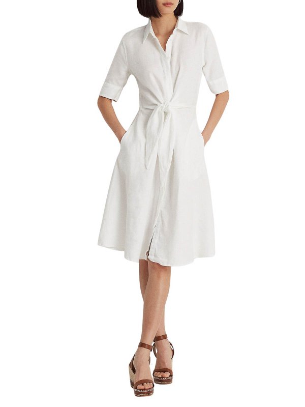 The Best Shops LAUREN RALPH LAUREN: knee length dresses - Wakana 34 Sleeve Casual Dress