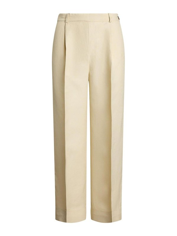 LAUREN RALPH LAUREN: casual trousers - Yaitlee Ankle Pleated