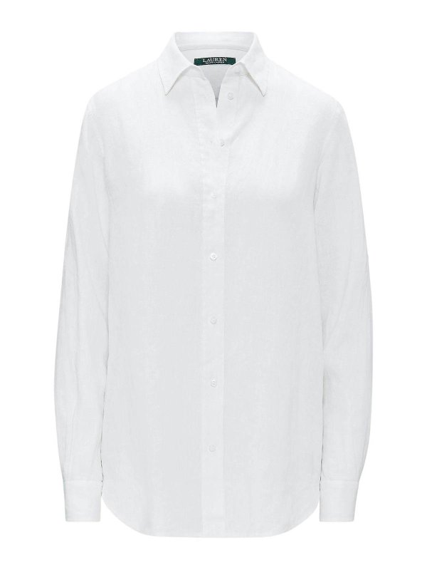 LAUREN RALPH LAUREN: シャツ - シャツ - 白