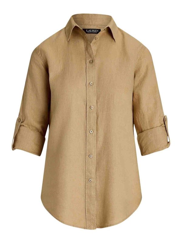 LAUREN RALPH LAUREN: shirts - Karrie Long Sleeve Shirt