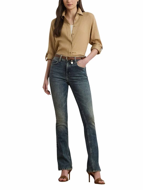 Karrie Long Sleeve Shirt shop online: LAUREN RALPH LAUREN