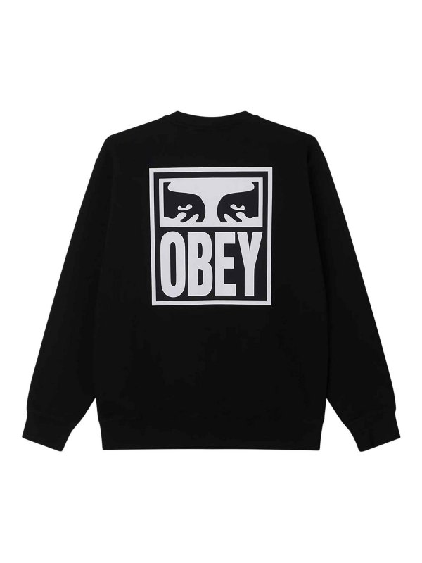 OBEY: U-Boot-Ausschnitt online - U-Boot-Pullover - Schwarz