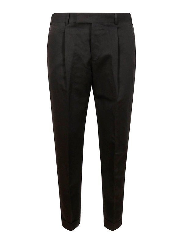 PT TORINO: Pantalones casual - Pantalón Casual - Negro