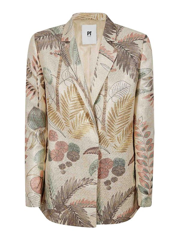 Pt Torino Jacket - Beige - Women | TW3FMC010TORDF340030