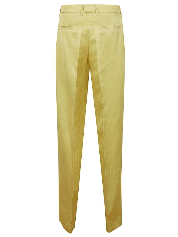 PT TORINO: Pantalons casual online - Pantalons Décontractés - Jaune