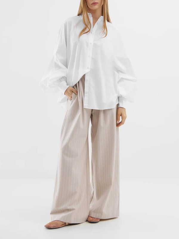 ブラウス - 白 shop online: SOSUE