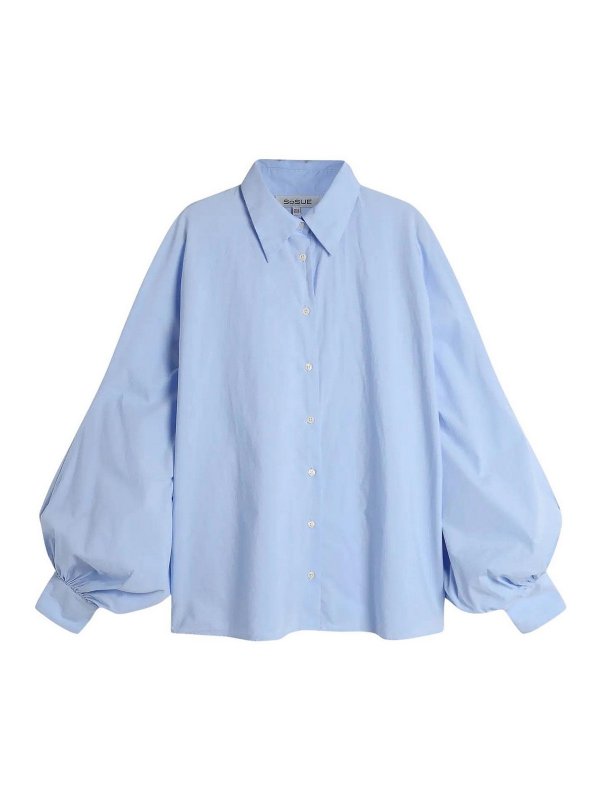 SOSUE: Blusen - Bluse - Hellblau