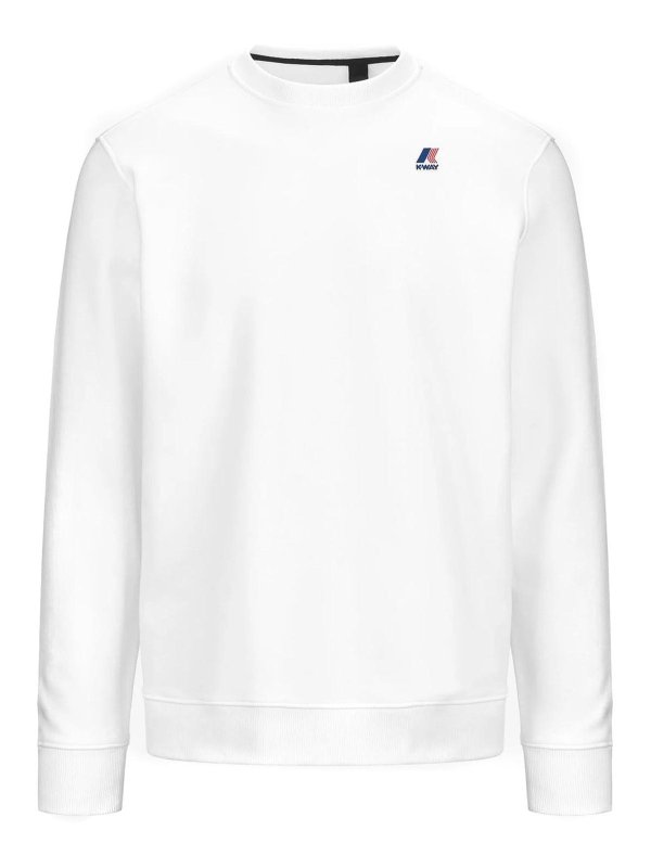 K-WAY: Escotes barcos - Suéter Con Escote Barco - Blanco